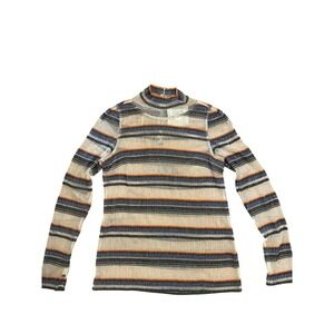 Byron Lars Beauty Mark sheer stripe top